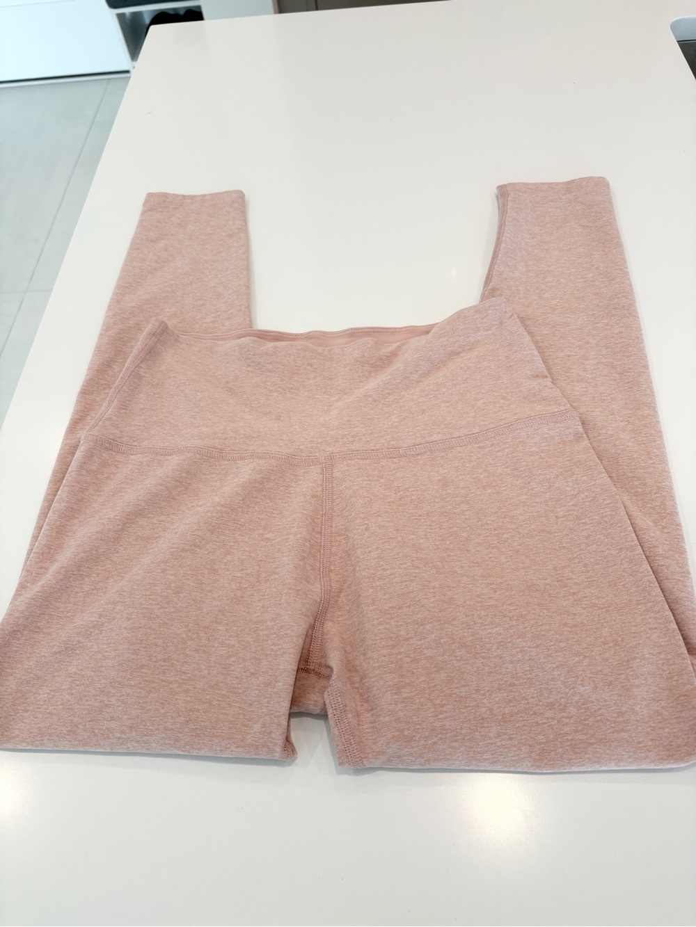 Beyond Yoga Pink Heather High Rise Leggings Size L